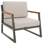 Ensemble de conversation de patio extérieur Ulviyya 4 pièces SAFAVIEH - 48 po L x 27 po P x 28 po H