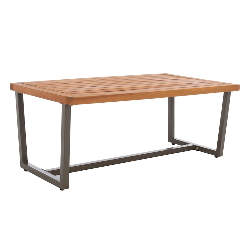 Ensemble de conversation de patio extérieur Ulviyya 4 pièces SAFAVIEH - 48 po L x 27 po P x 28 po H