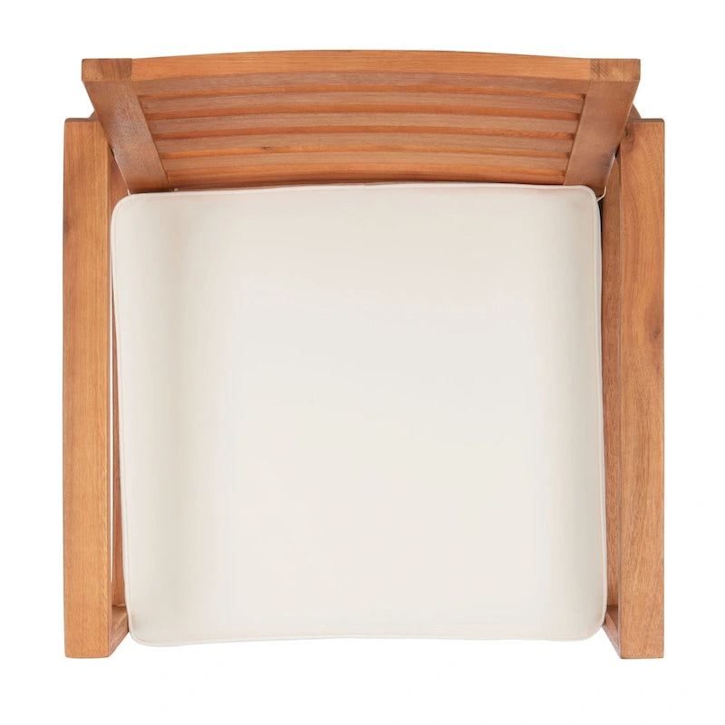Ensemble de salle à manger d'extérieur SAFAVIEH Silviana 5 pièces - 150 cm (L) x 89 cm (P) x 76 cm (H)