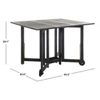 Ensemble de salle à manger d'extérieur SAFAVIEH Brandy 5 pièces - 43 po L x 35 po P x 29 po H