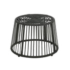 Ensemble fauteuil et table d'appoint d'extérieur en osier Caryl avec coussin, par Christopher Knight Home