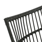 Ensemble fauteuil et table d'appoint d'extérieur en osier Caryl avec coussin, par Christopher Knight Home