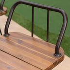 Tabourets de bar industriels d'extérieur Denali en bois (lot de 2) par Christopher Knight Home