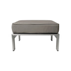Ensemble canapé d'angle moderne d'extérieur 9 places en aluminium en forme de U avec pouf, par Christopher Knight Home, Cape Coral