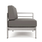 Ensemble canapé d'angle moderne d'extérieur 9 places en aluminium en forme de U avec pouf, par Christopher Knight Home, Cape Coral