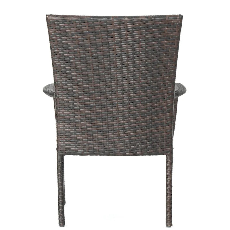Ensemble de salle à manger d'extérieur en osier Delani 7 pièces par Christopher Knight Home