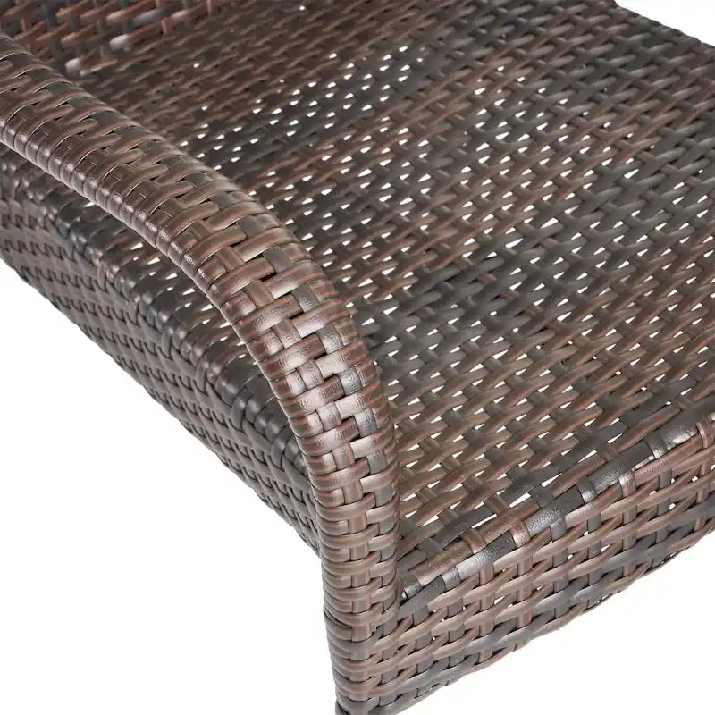 Ensemble de salle à manger d'extérieur en osier Delani 7 pièces par Christopher Knight Home