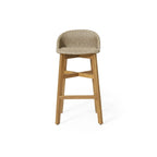 Tabourets de bar d'extérieur en osier Cayuga et bois d'acacia de Christopher Knight Home