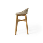 Tabourets de bar d'extérieur en osier Cayuga et bois d'acacia de Christopher Knight Home