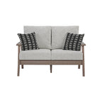 Canapé deux places d'extérieur Emmeline en polyester résistant aux intempéries, avec coussin - Signature Design by Ashley - 56 po L x 34 po P x 34 po H
