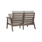 Canapé deux places d'extérieur Emmeline en polyester résistant aux intempéries, avec coussin - Signature Design by Ashley - 56 po L x 34 po P x 34 po H