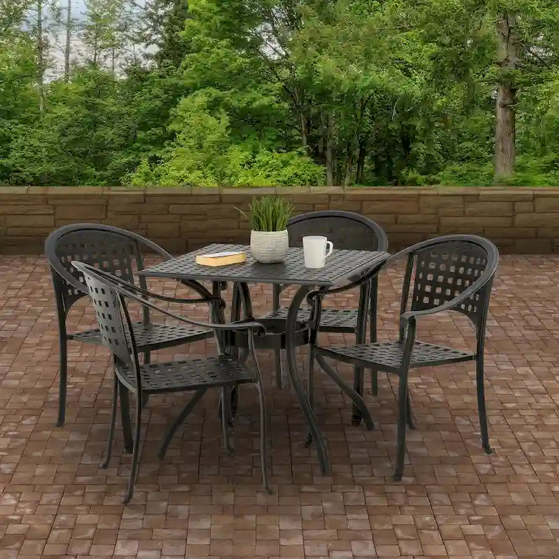 Table de salle à manger Bourton Collection tout temps de National Tree Company - 81 cm