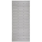 Ensemble de salle à manger d'extérieur Gilbert moderne gris clair et blanc, 9 pièces