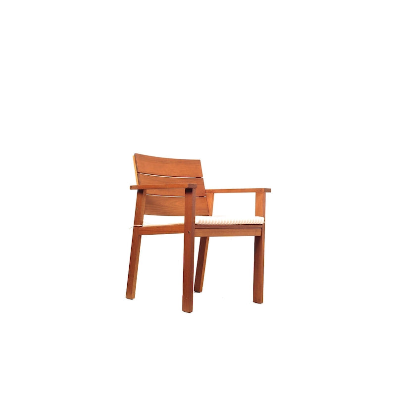 Ensemble de salle à manger d'extérieur 7 pièces en bois d'eucalyptus Amazonia Albany - 7 pièces