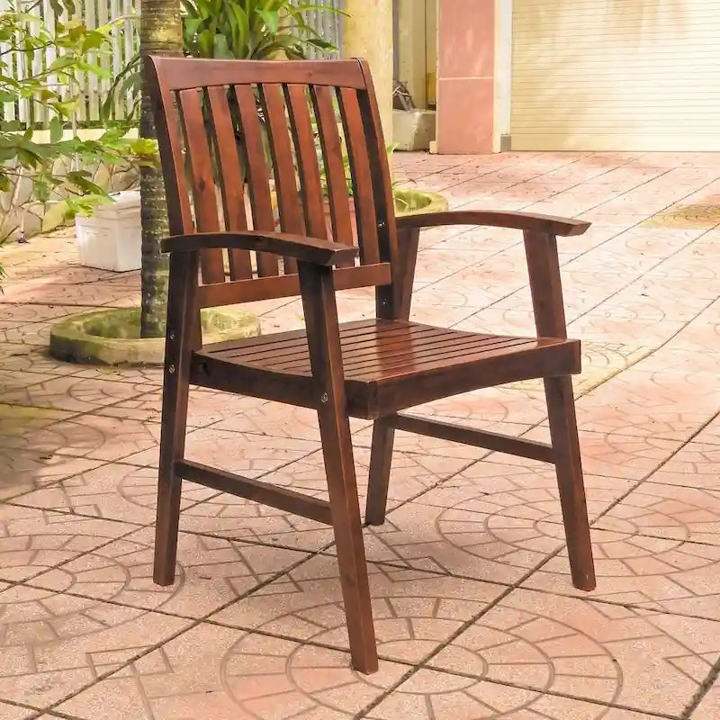 International Caravan Highland Patio Dining Chair (Set of 2)