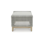 Pouf d'extérieur gris Seton Creek de Signature Design by Ashley avec coussin - 89,2 cm (L) x 62,2 cm (P) x 48,3 cm (H)