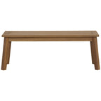 Banc Janiyah marron clair - 47 cm L x 16 cm P x 17 cm H