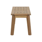 Banc Janiyah marron clair - 47 cm L x 16 cm P x 17 cm H