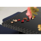 Ensemble table et pouf de jardin PHI VILLA avec coussins