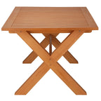 Table de style ferme en bois d'eucalyptus grandis par National Tree Company