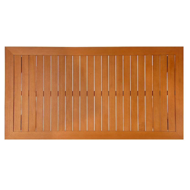 Table de style ferme en bois d'eucalyptus grandis par National Tree Company