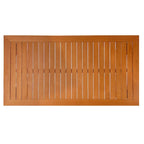 Table de style ferme en bois d'eucalyptus grandis par National Tree Company