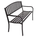 Banc de jardin/terrasse, canapé deux places avec structure en fonte
