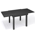 Table de salle à manger extensible d'extérieur Pellabant - 63 / 31,5 (L) x 31,5 l x 29,5 H