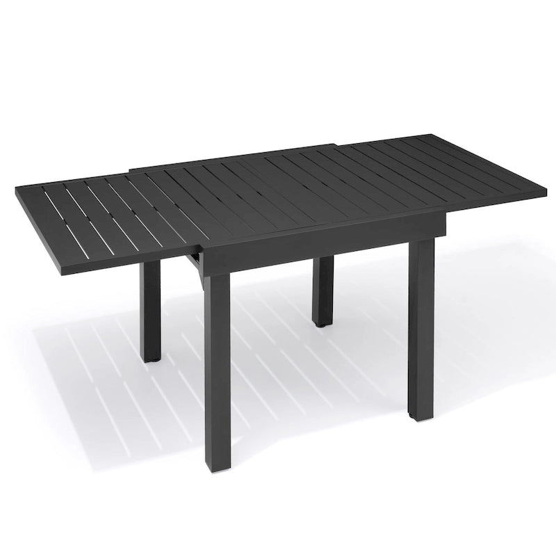 Table de salle à manger extensible d'extérieur Pellabant - 63 / 31,5 (L) x 31,5 l x 29,5 H