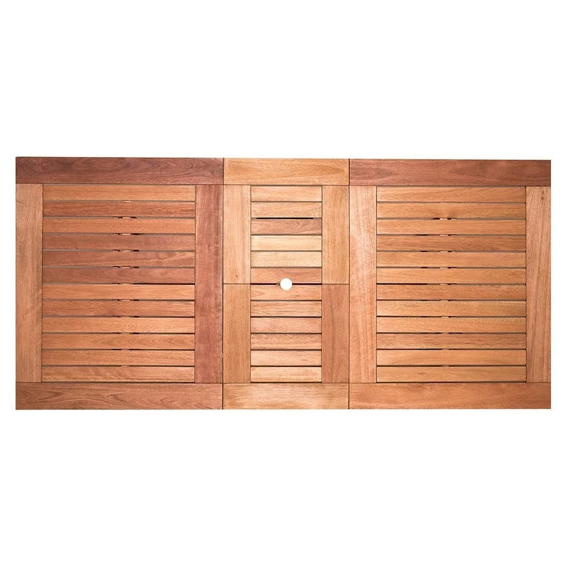 Ensemble de salle à manger d'extérieur Amazonia Naples 9 pièces en bois certifié FSC