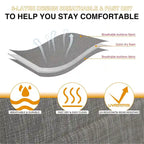 Ensemble de 2 chaises de salle à manger de patio MAISON ARTS