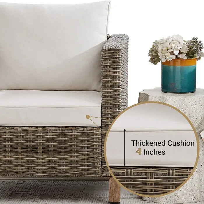 Ensemble de sièges modulables 6 pièces avec coussins