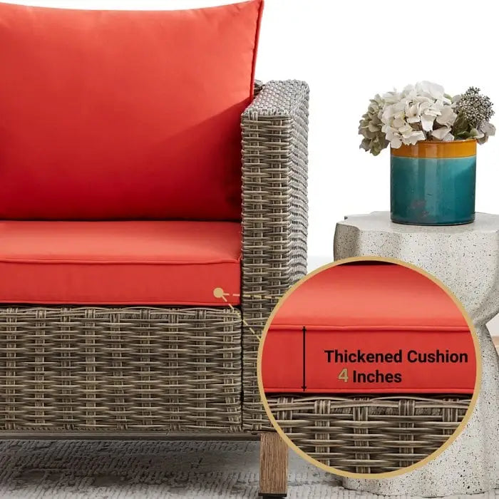 Ensemble de sièges modulables 6 pièces avec coussins