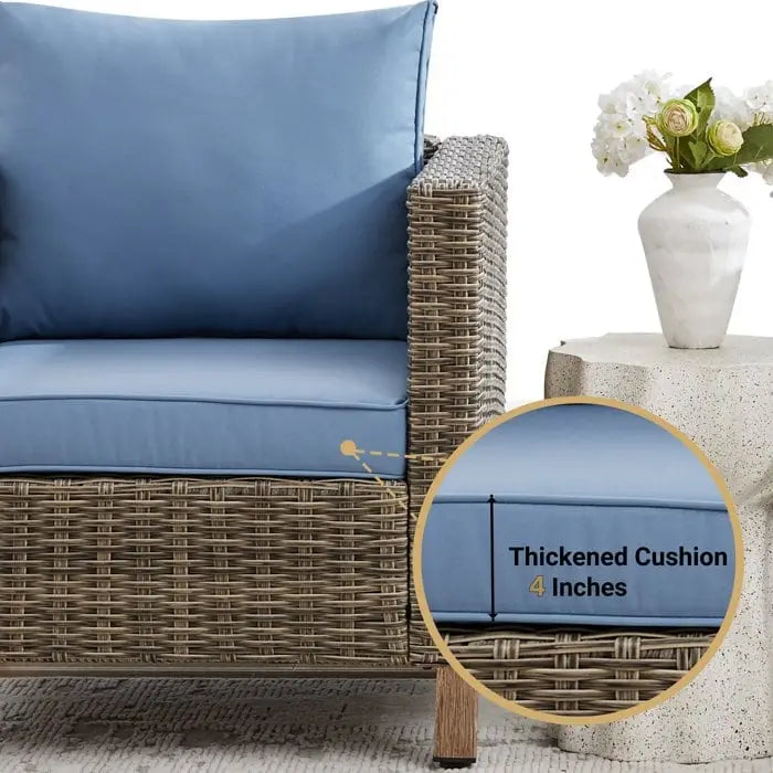 Ensemble de sièges modulables 6 pièces avec coussins