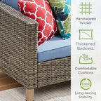 Ensemble de sièges modulables 6 pièces avec coussins