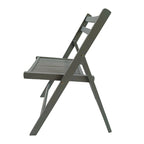 Chaise pliante à lattes en bois pour événements spéciaux, lot de 4