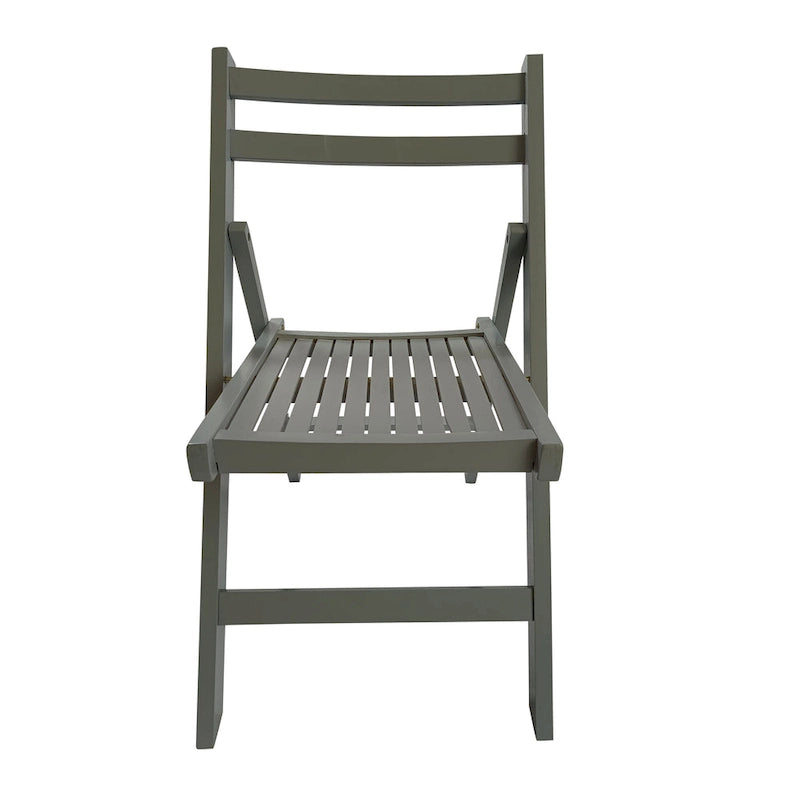 Chaise pliante à lattes en bois pour événements spéciaux, lot de 4