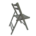 Chaise pliante à lattes en bois pour événements spéciaux, lot de 4