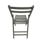 Chaise pliante à lattes en bois pour événements spéciaux, lot de 4