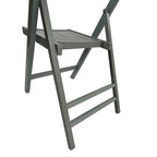 Chaise pliante à lattes en bois pour événements spéciaux, lot de 4