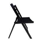 Chaise pliante à lattes en bois pour événements spéciaux, lot de 4