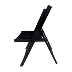 Chaise pliante à lattes en bois pour événements spéciaux, lot de 4