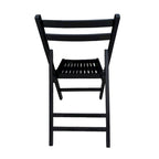 Chaise pliante à lattes en bois pour événements spéciaux, lot de 4