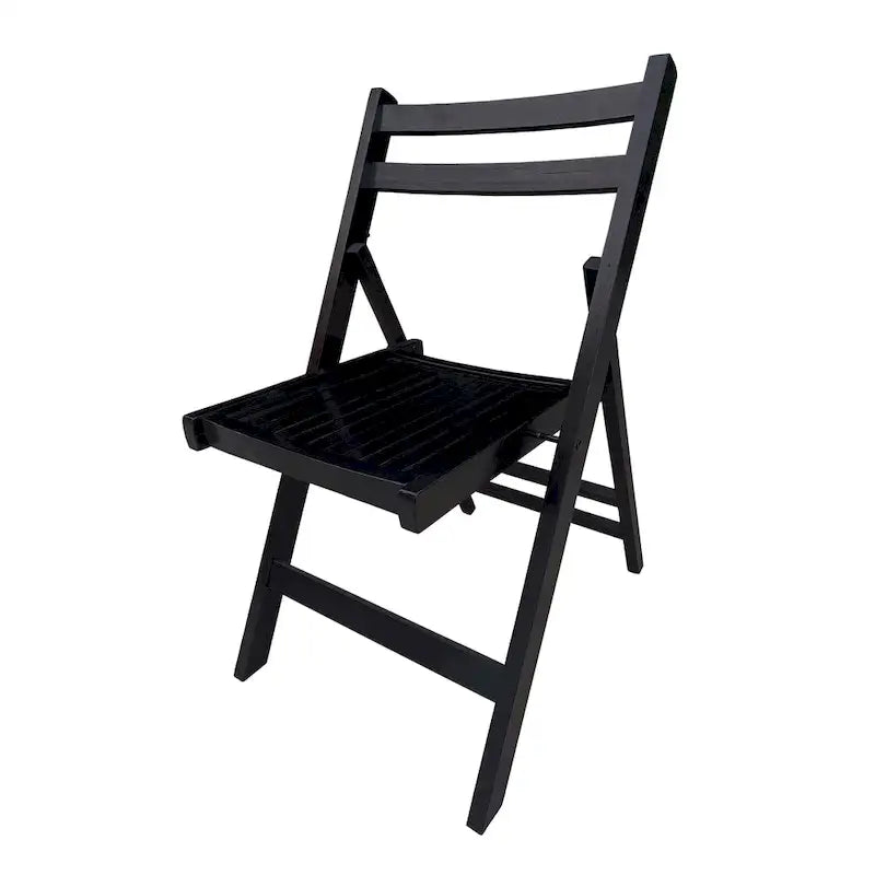 Chaise pliante à lattes en bois pour événements spéciaux, lot de 4