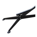 Cadre de chaise suspendue pivotante Sorbus pour hamac, hauteur réglable, 1 personne, capacité de 159 kg (noir)