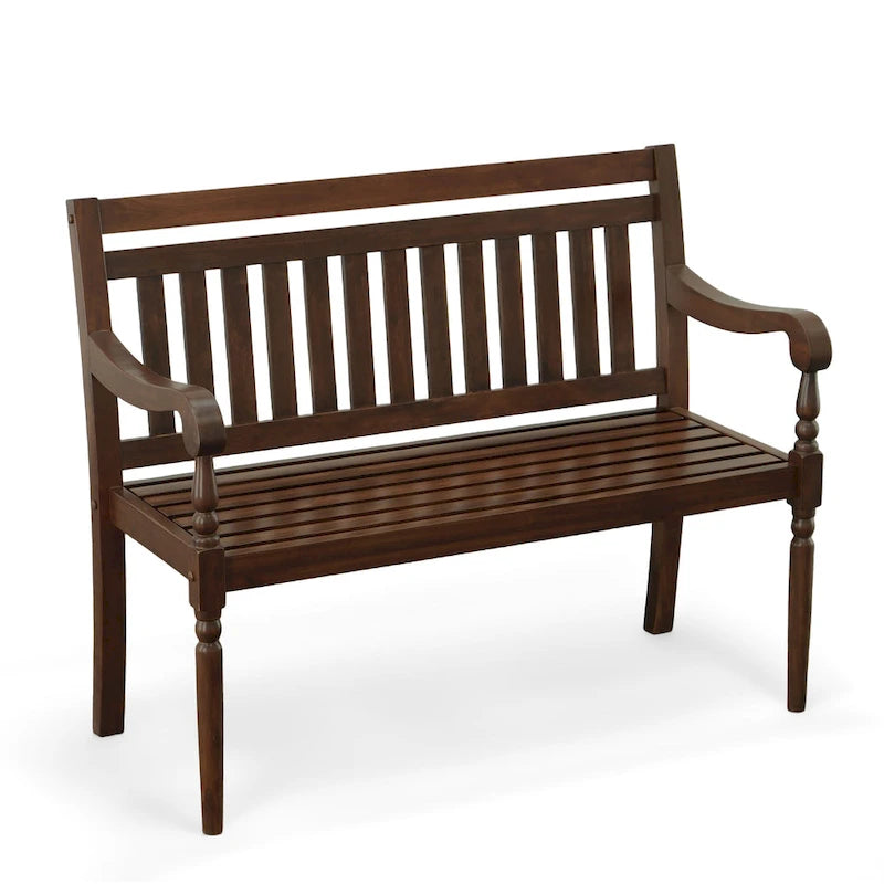 Banc en bois d'extérieur Belmont de Carolina Living
