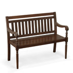 Banc en bois d'extérieur Belmont de Carolina Living
