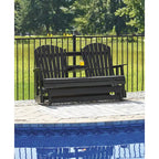 Fauteuil berçant d'extérieur Wave, collection Signature Design by Ashley Hyland - 170 cm (L) x 80 cm (P) x 106 cm (H)