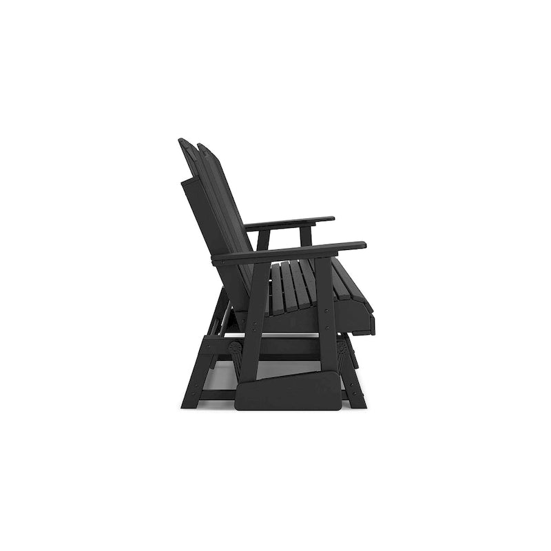 Fauteuil berçant d'extérieur Wave, collection Signature Design by Ashley Hyland - 170 cm (L) x 80 cm (P) x 106 cm (H)