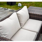 Ensemble de canapés d'extérieur 7 pièces Moda, mobilier de patio sectionnel en osier